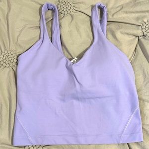 Size 2 Lululemon Align Tank- Lavender smoke. Only wore once.